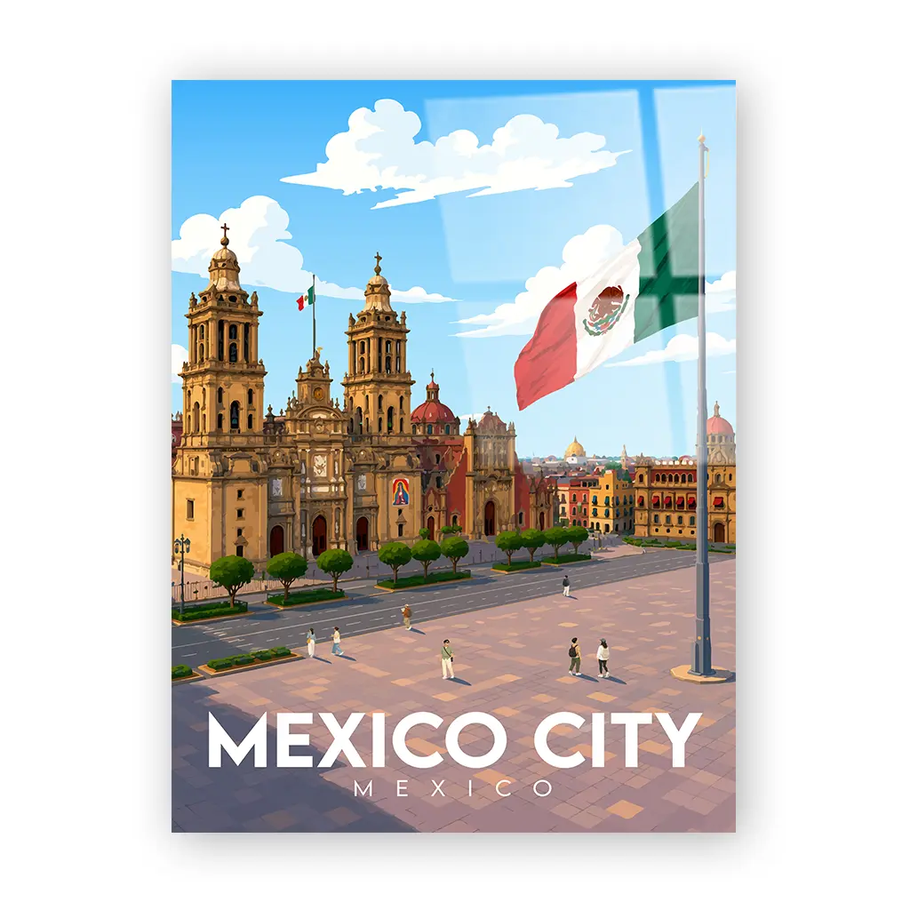 mexico-city acryl_ohnerahmen