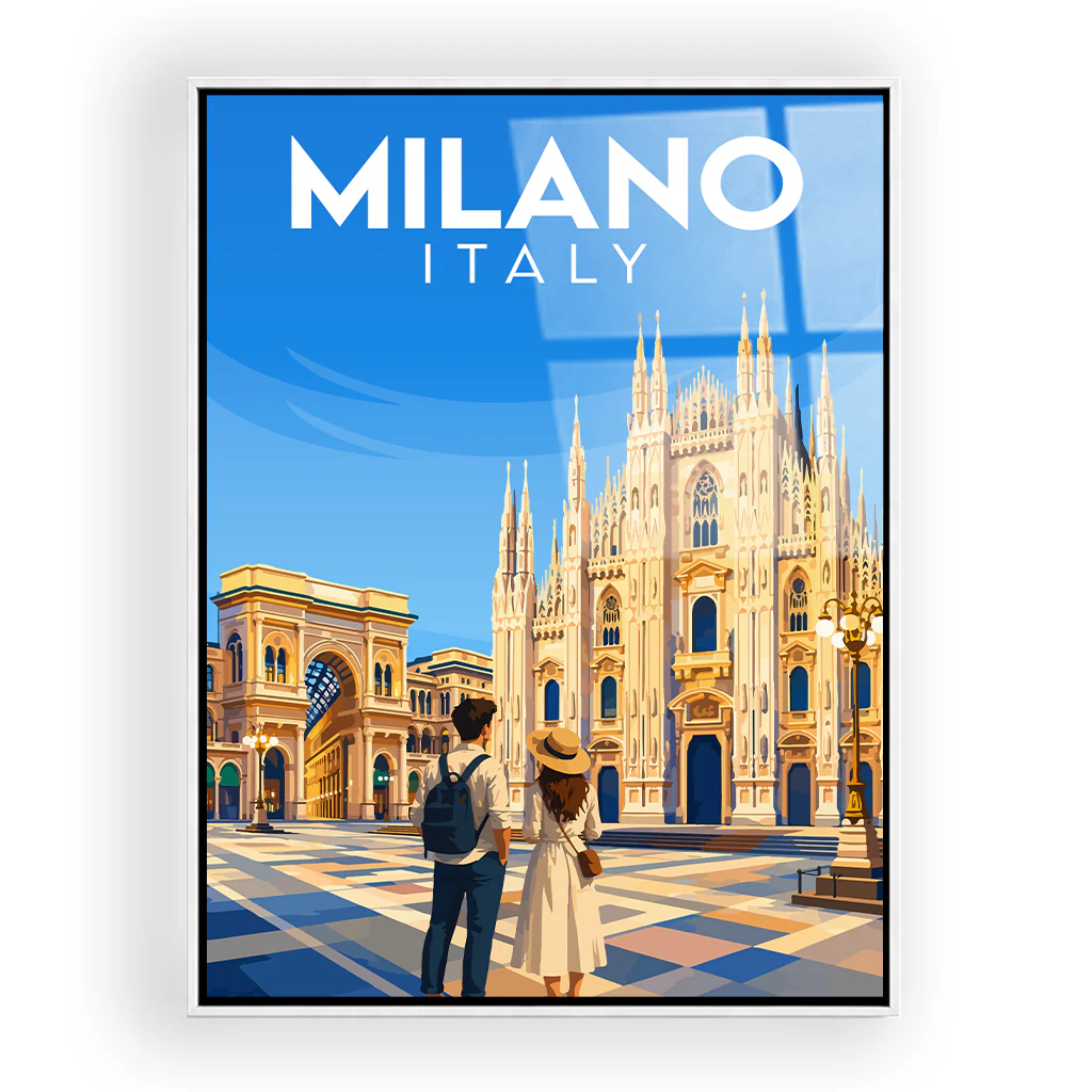 milano acryl_rahmen_weiss