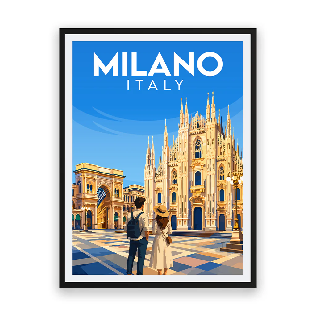 milano poster_rahmen_schwarz