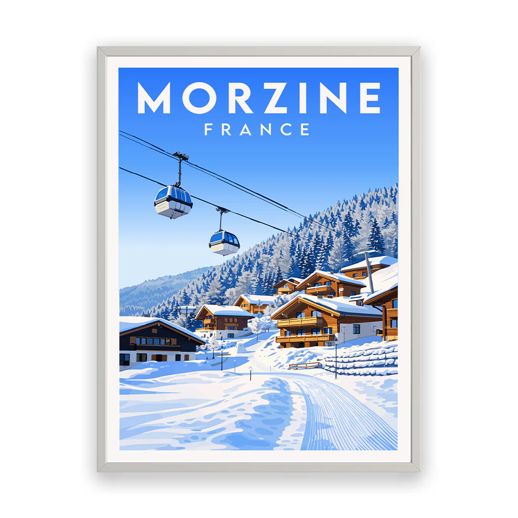 morzine poster_rahmen_weiss