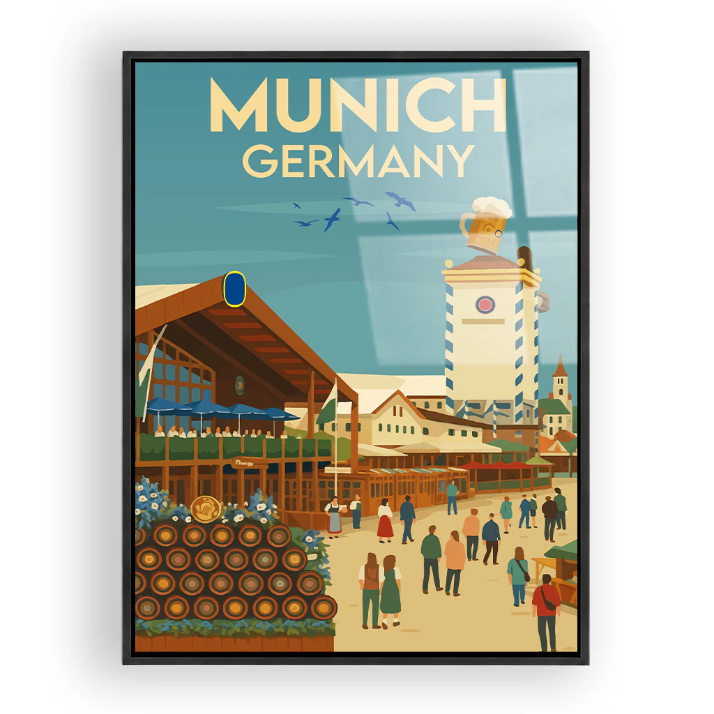 munich-oktoberfest acryl_rahmen_schwarz