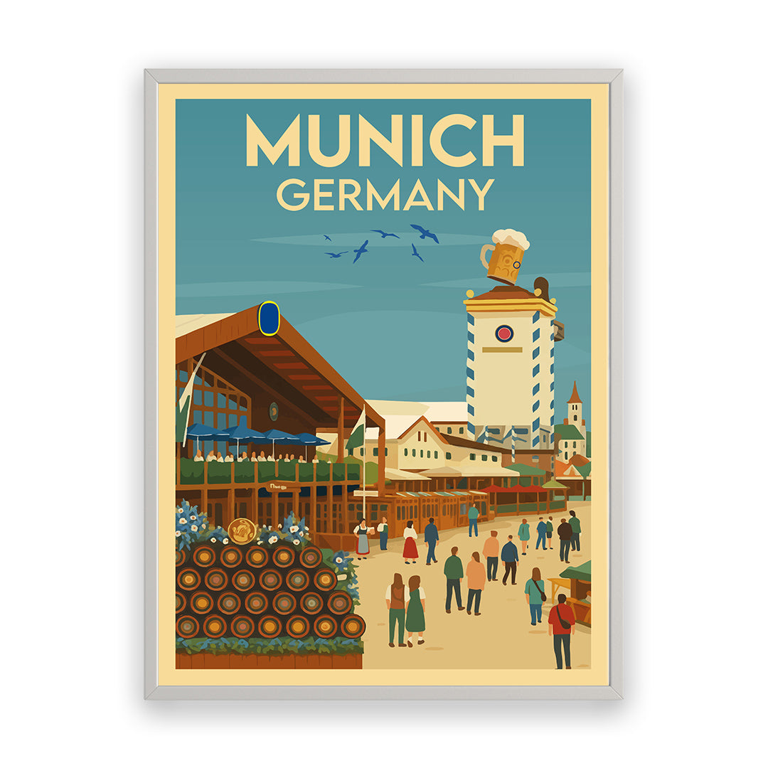 Oktoberfest München Deutschland Kunstdruck