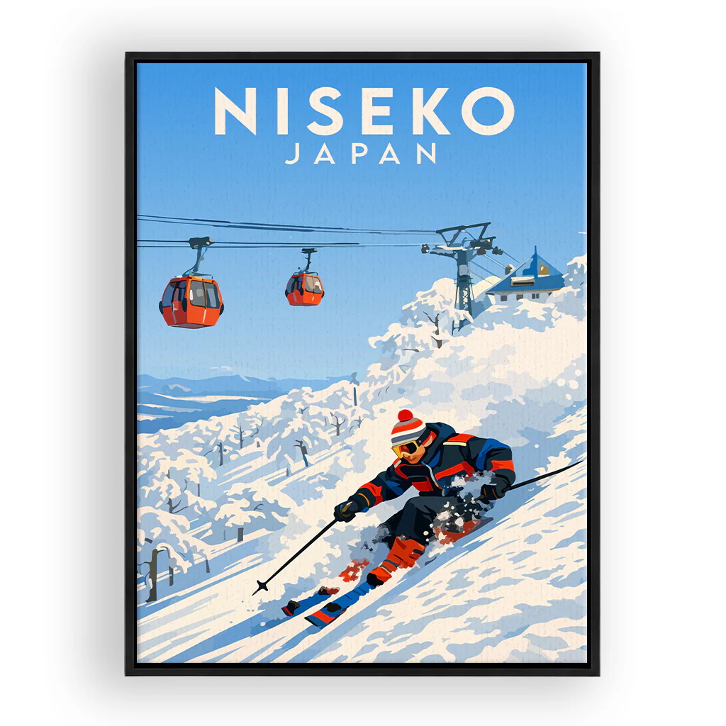 niseko leinwand_rahmen_schwarz