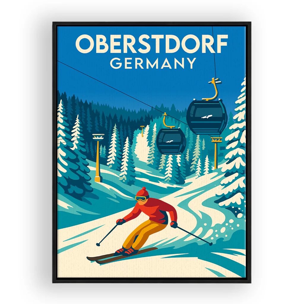 oberstdorf leinwand_rahmen_schwarz