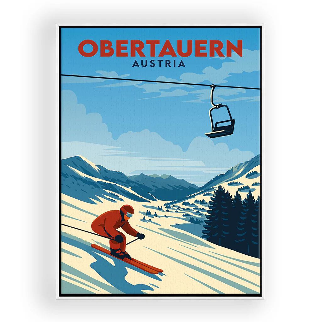 obertauern leinwand_rahmen_weiss