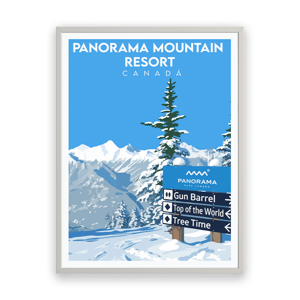 panorama-mountain poster_rahmen_weiss