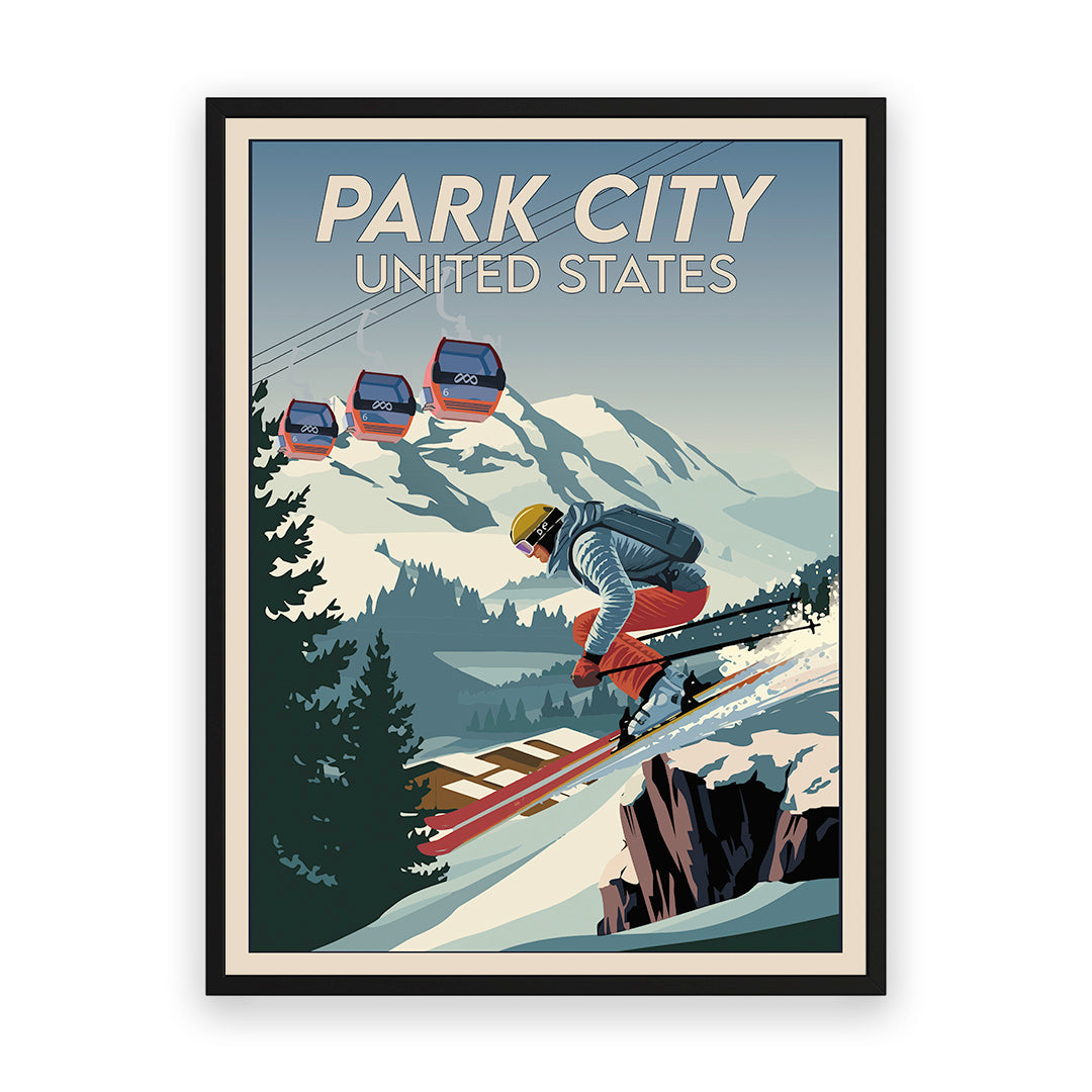 Park City USA Kunstdruck
