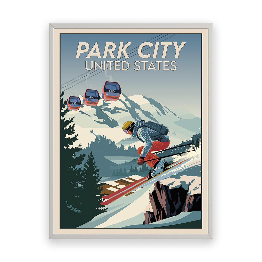 Park City USA Kunstdruck