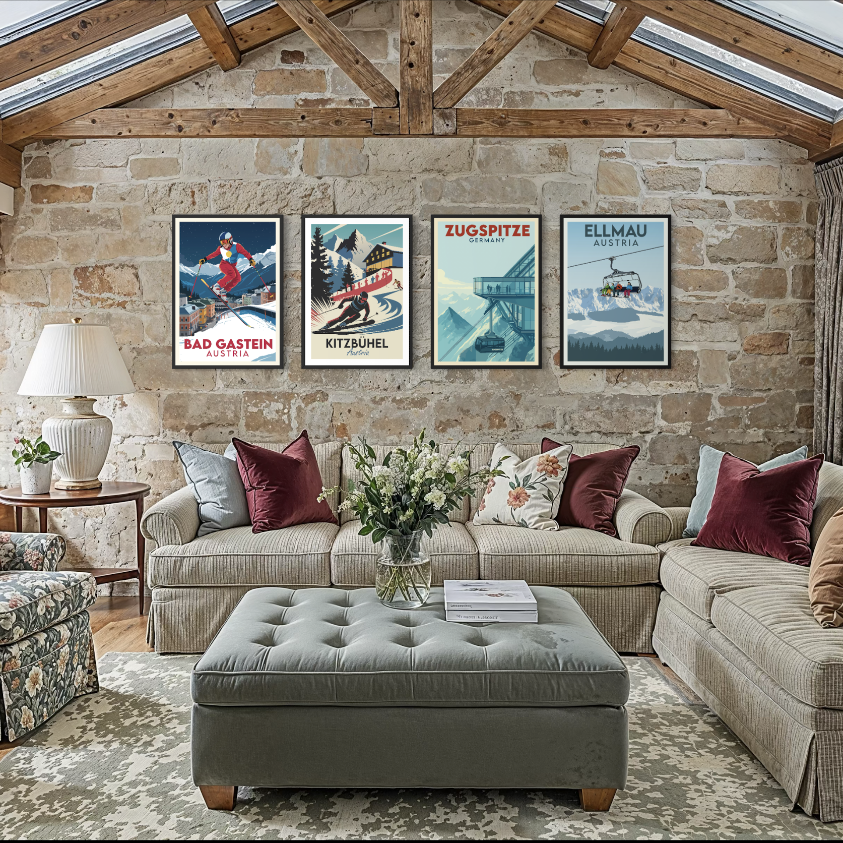 Kitzbühel Österreich Kunstdruck