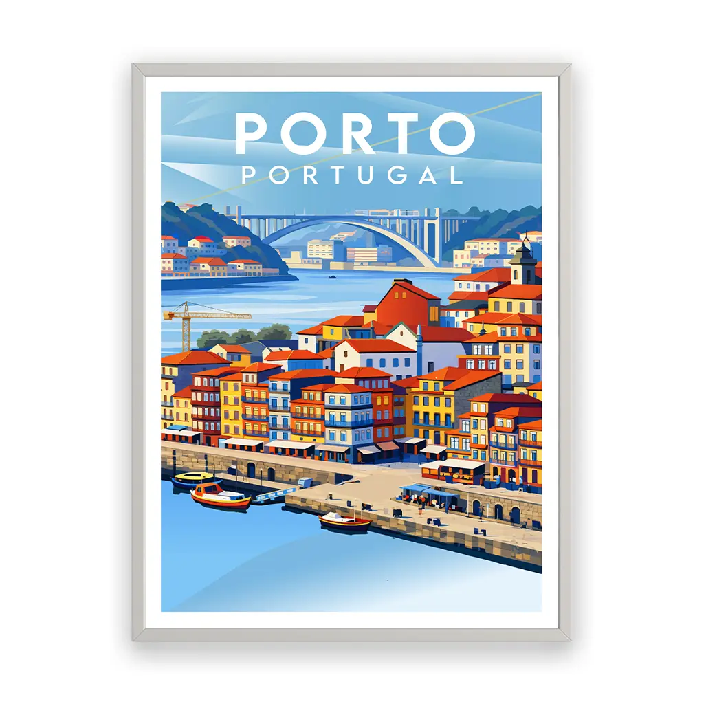 porto poster_rahmen_weiss