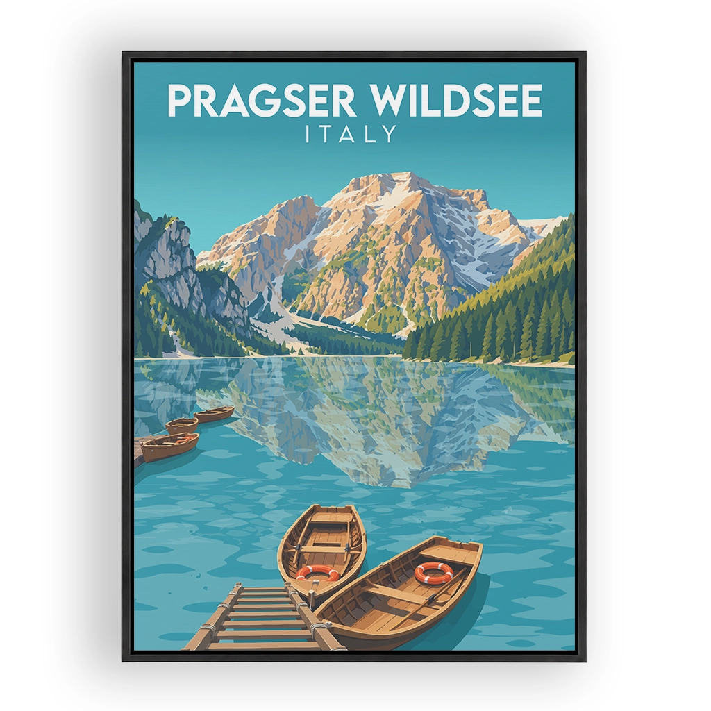 pragser-wildsee alu_rahmen_schwarz
