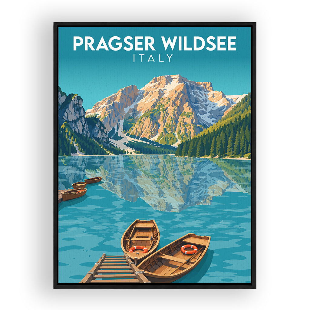 pragser-wildsee leinwand_rahmen_schwarz