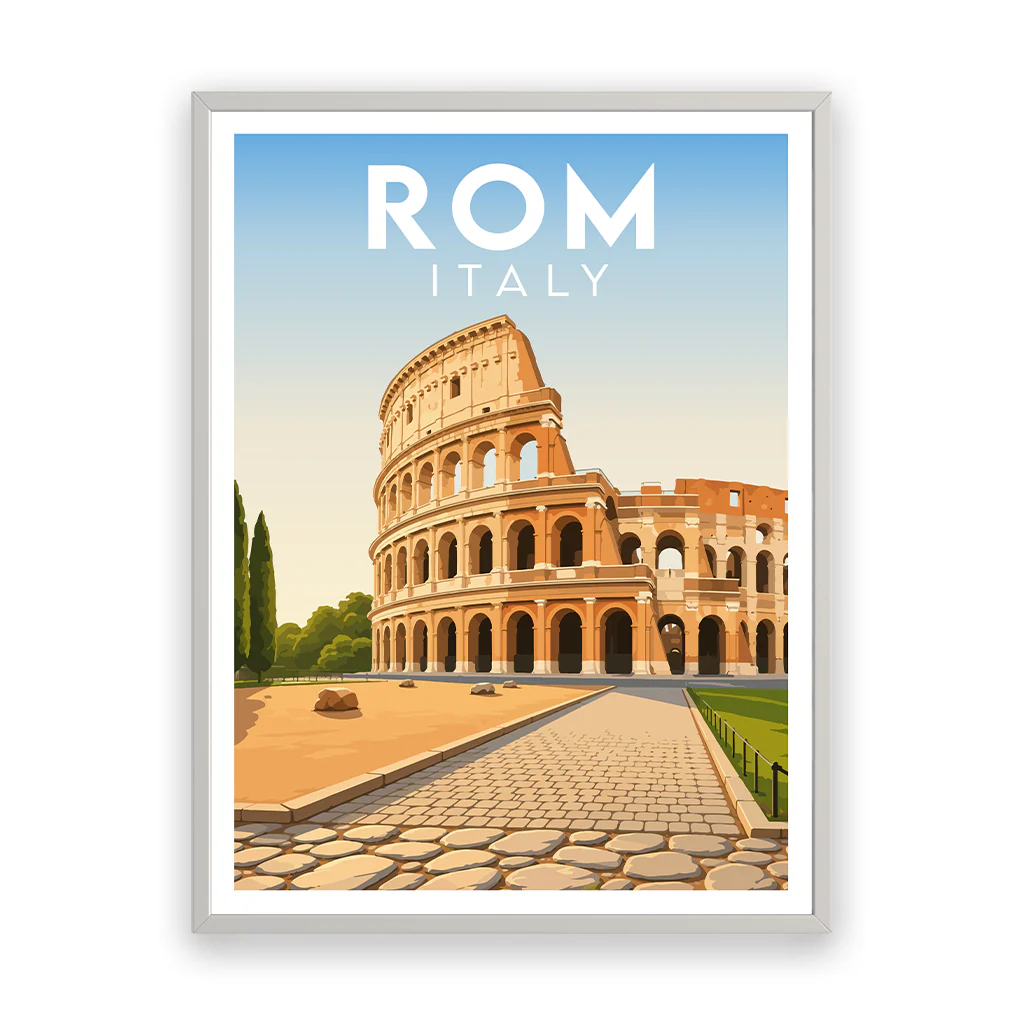 rom poster_rahmen_weiss