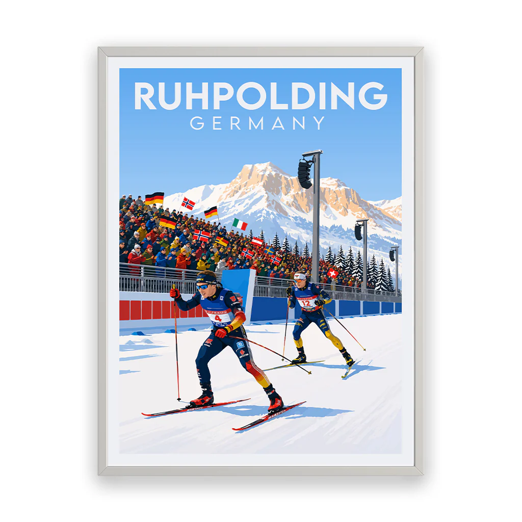 ruhpolding poster_rahmen_weiss