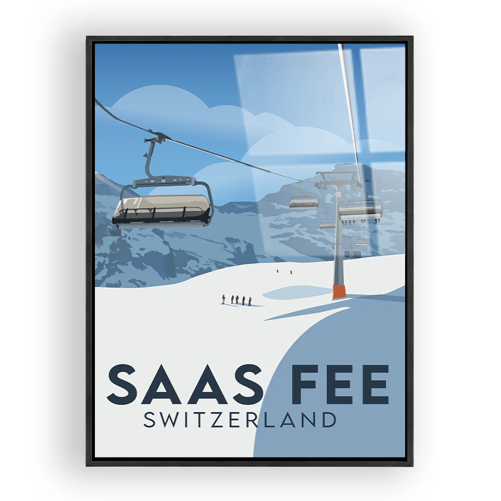 saas-fee acryl_rahmen_schwarz