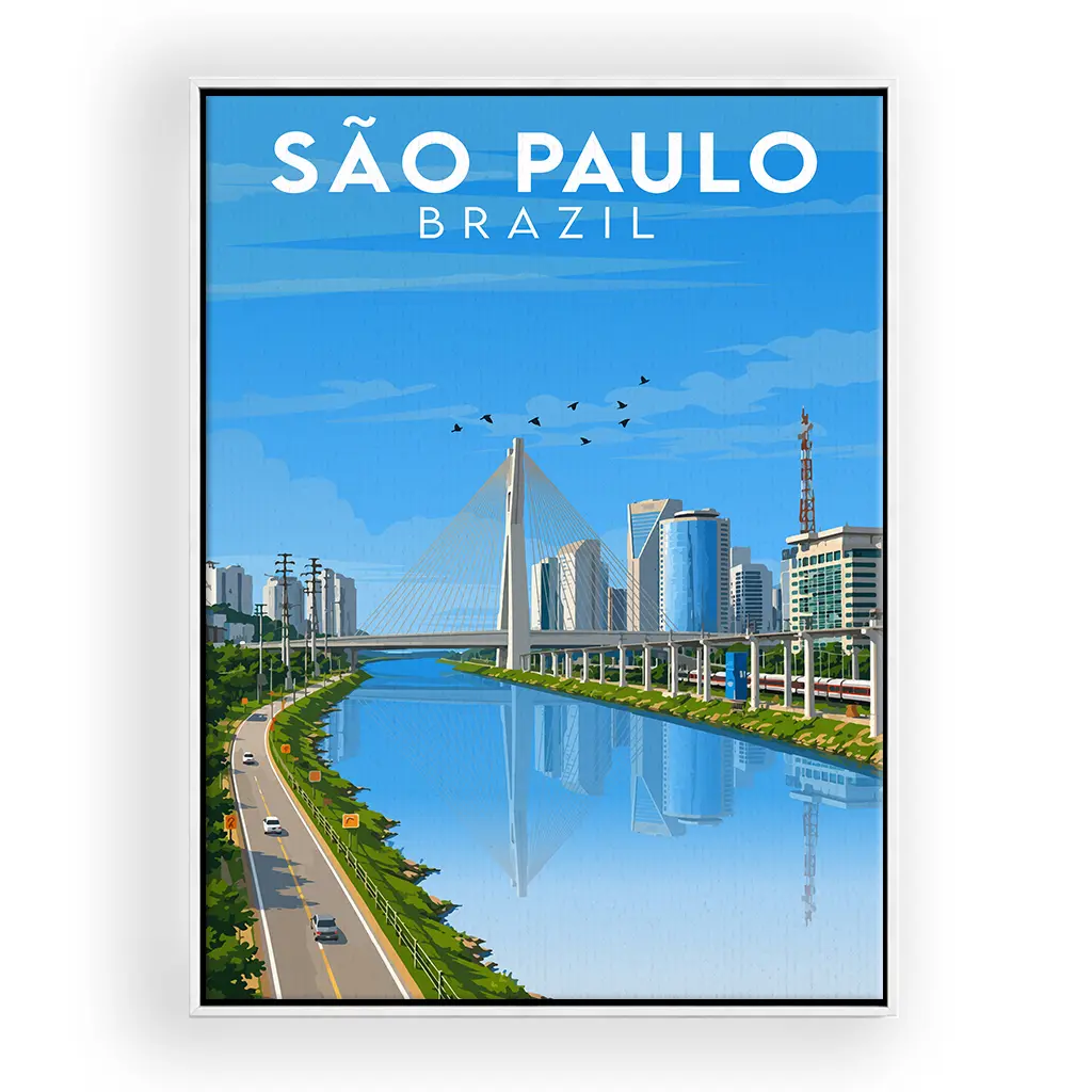 sao-paulo leinwand_rahmen_weiss