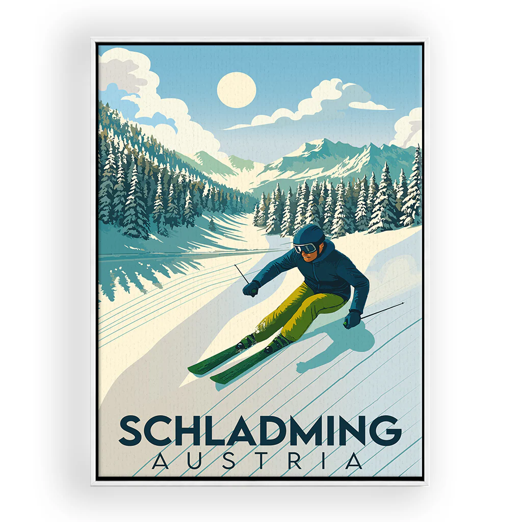 schladming leinwand_rahmen_weiss