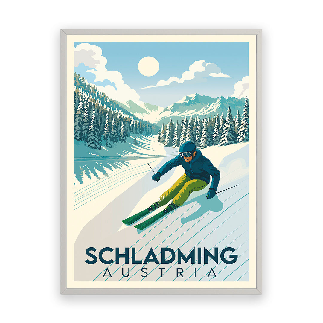 Schladming, Austria, art print
