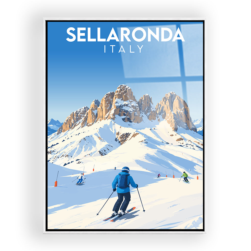 sellaronda acryl_rahmen_weiss