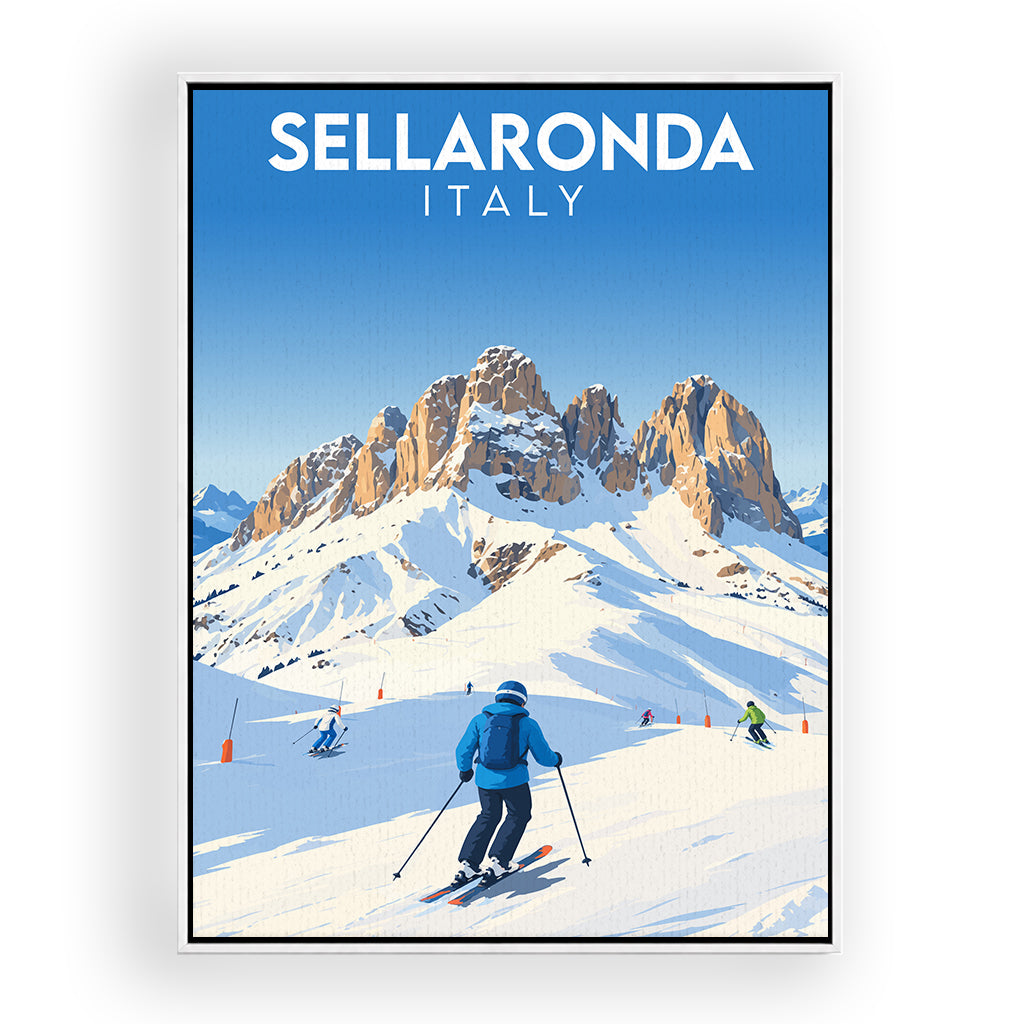 sellaronda leinwand_rahmen_weiss