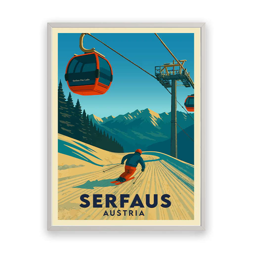 serfaus poster_rahmen_weiss