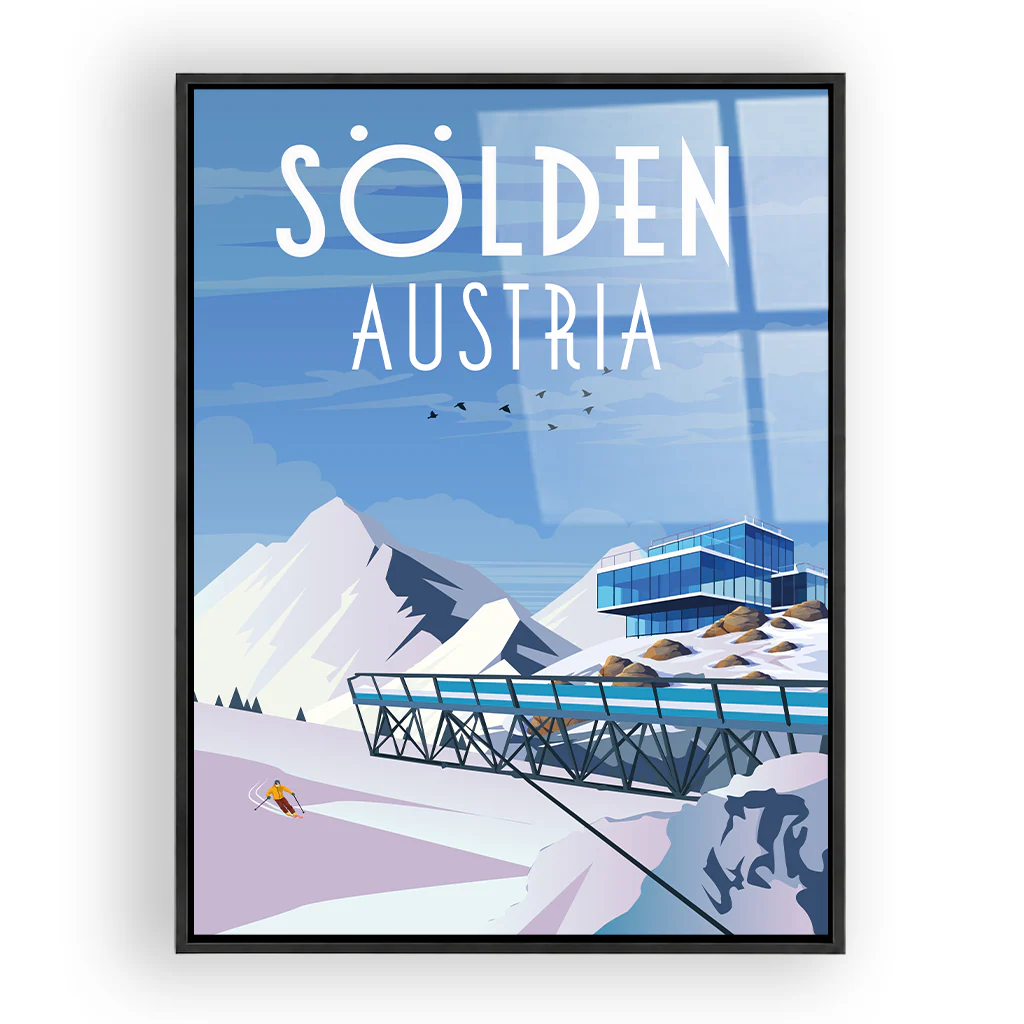 soelden Acryl Rahmen Schwarz