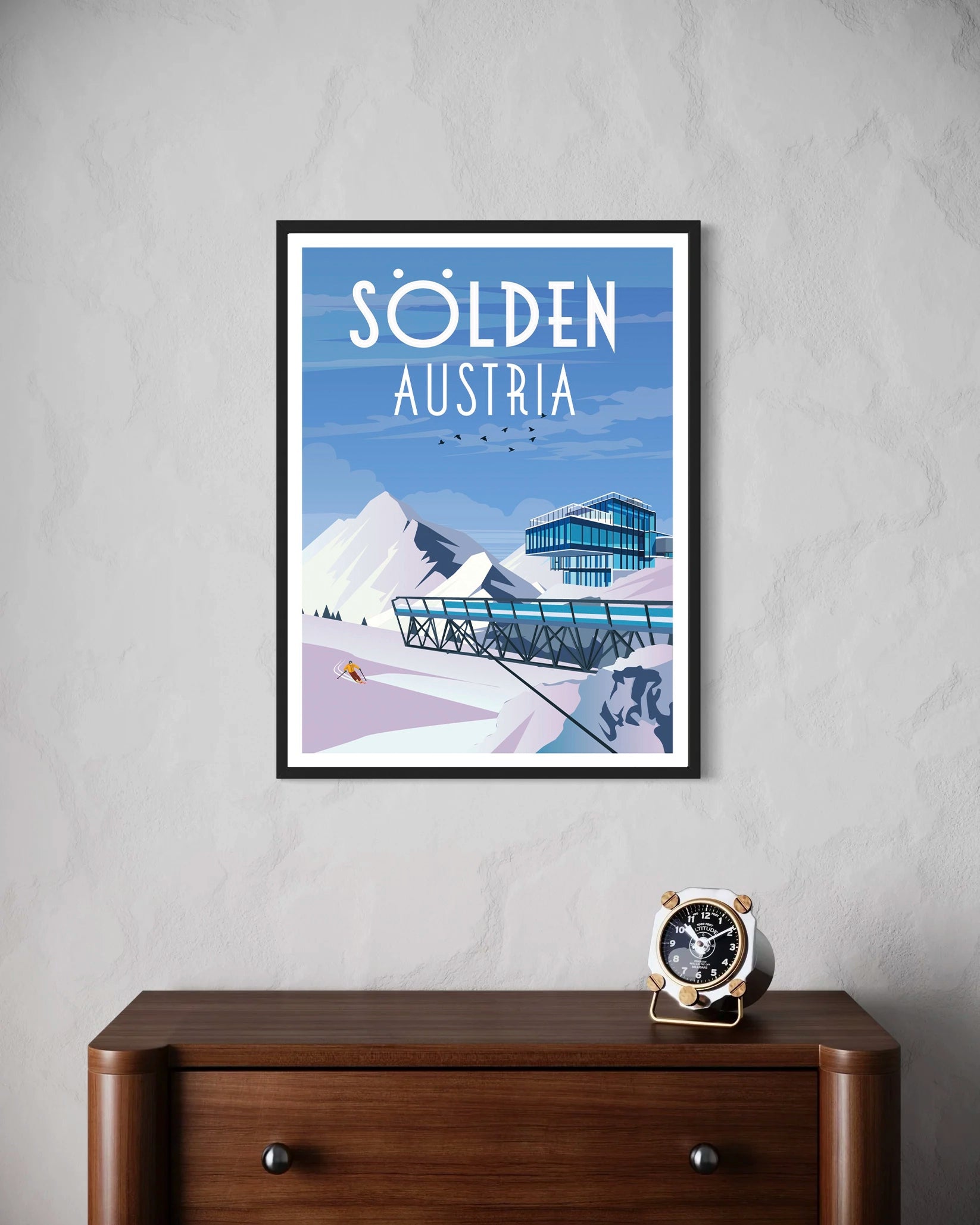 Sölden Österreich Kunstdruck