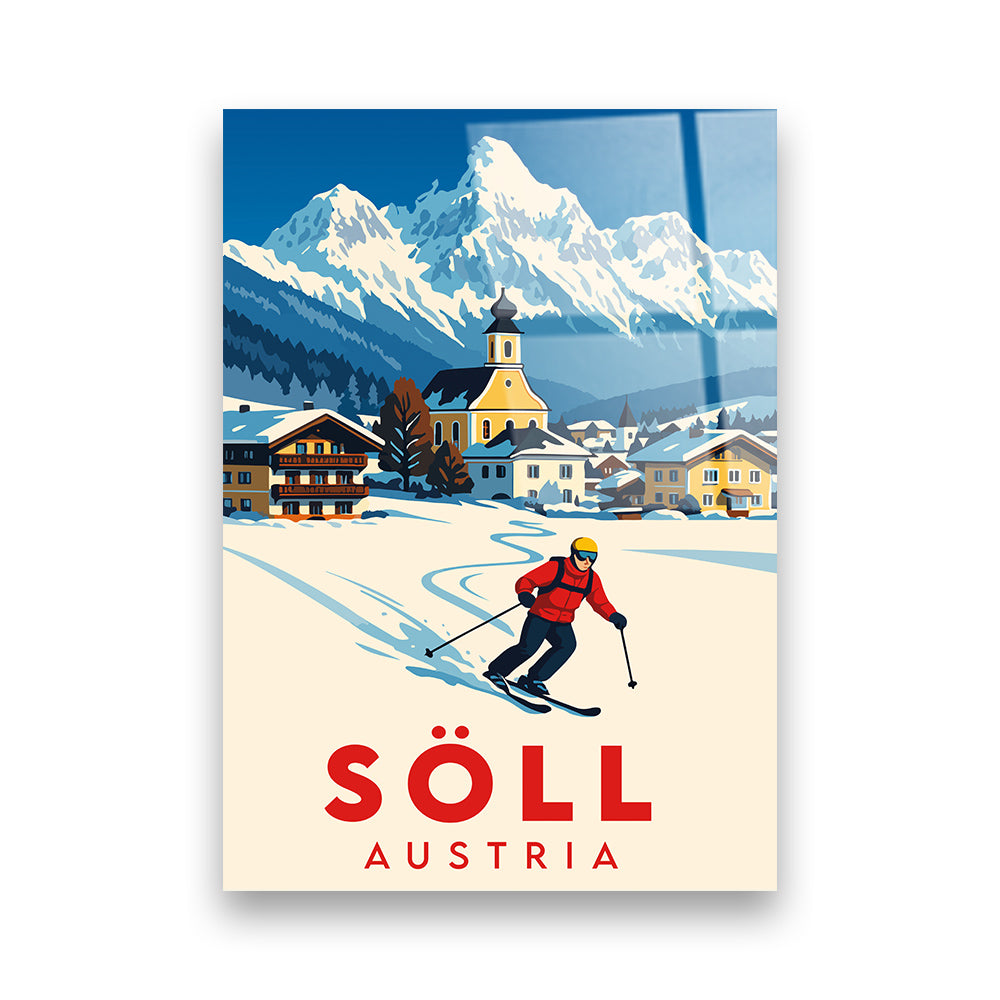 Söll Österreich Acryldruck
