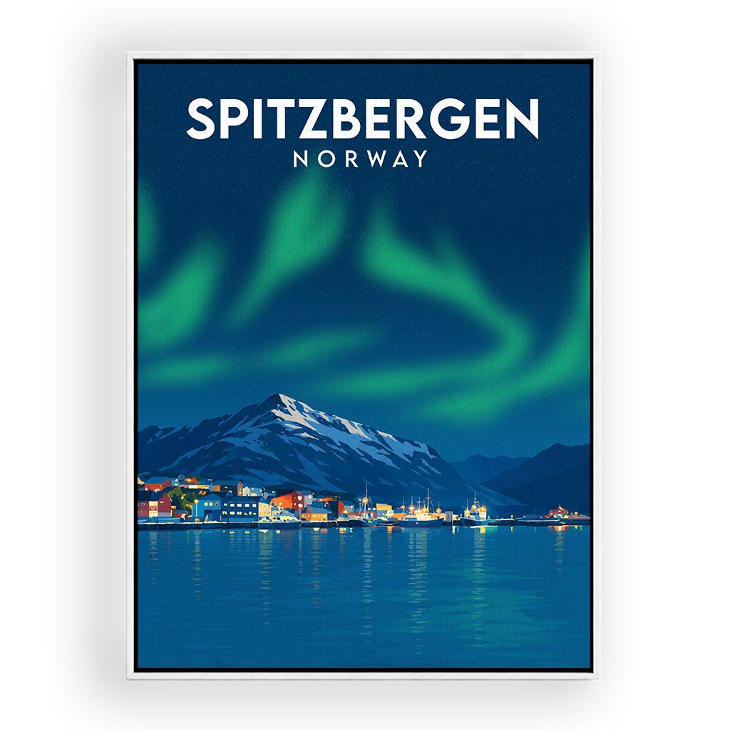 spitzbergen leinwand_rahmen_weiss