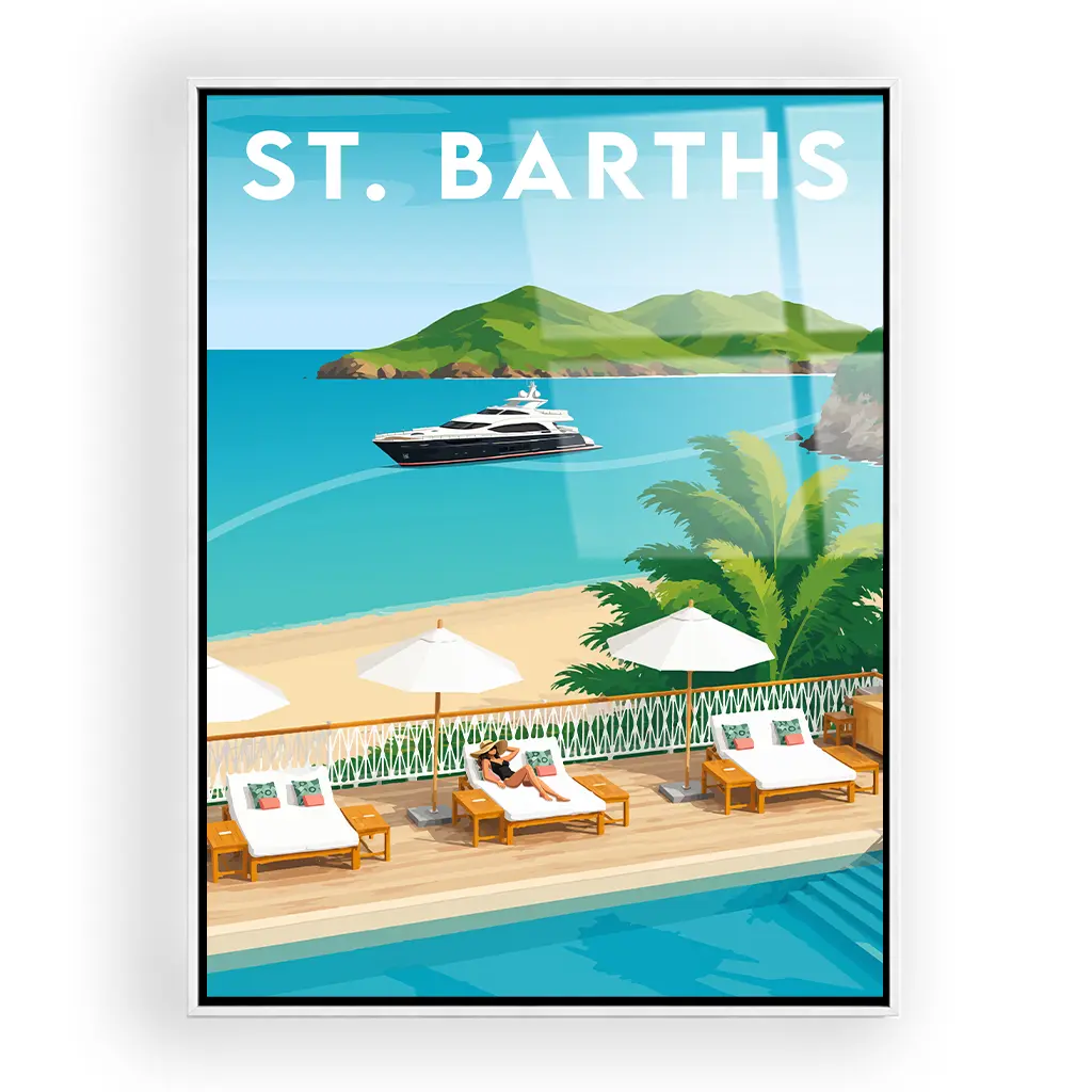 st-barth acryl_rahmen_weiss