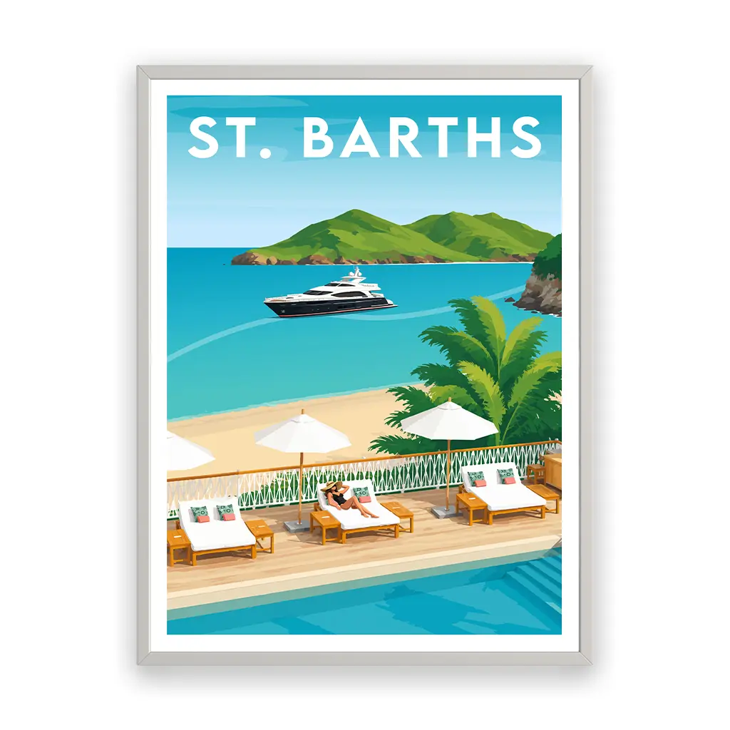 st-barth poster_rahmen_weiss