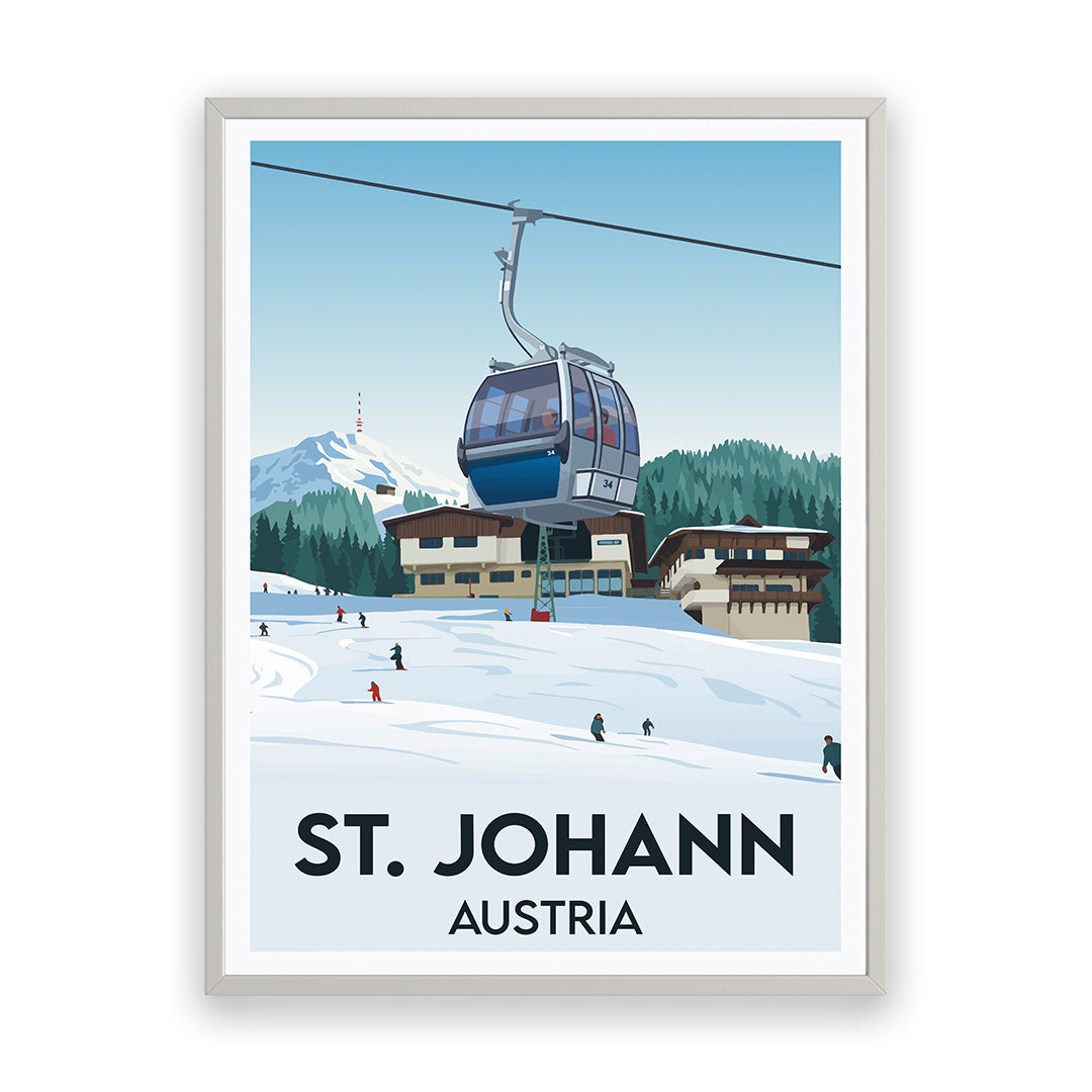 St. Johann Österreich Kunstdruck