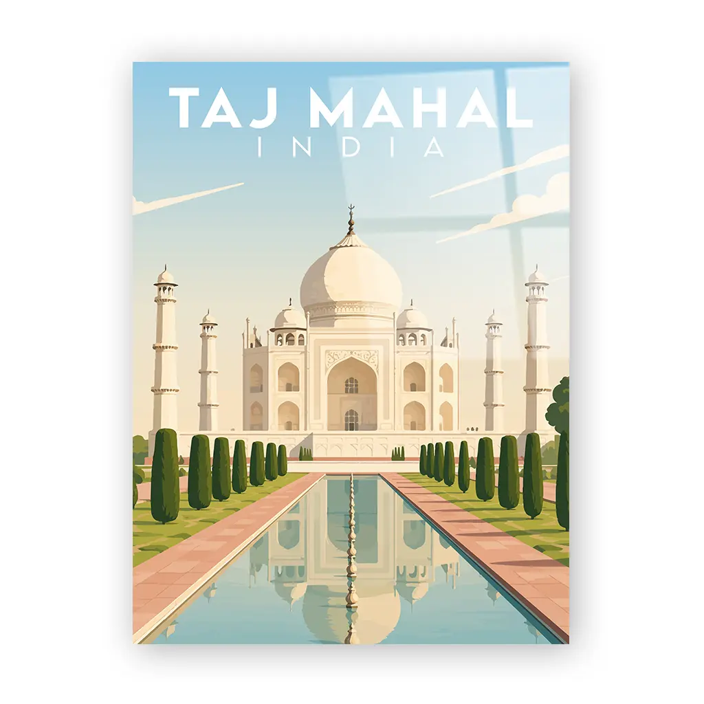 taj-mahal acryl_ohnerahmen
