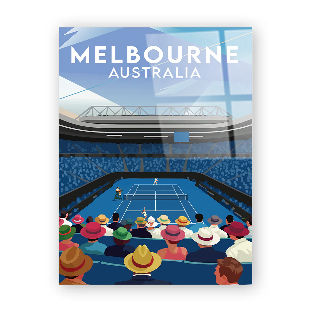 tennis-melbourne acryl_ohnerahmen
