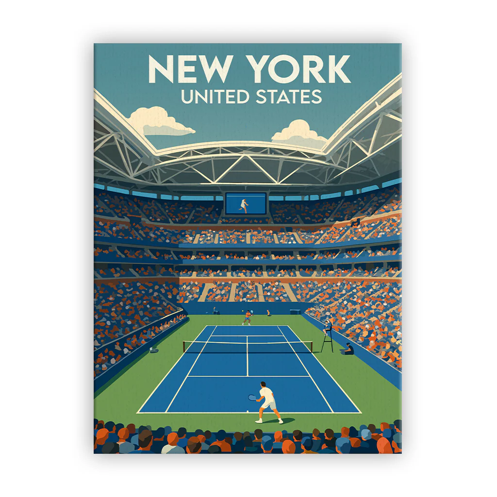 tennis-new-york leinwand_ohnerahmen