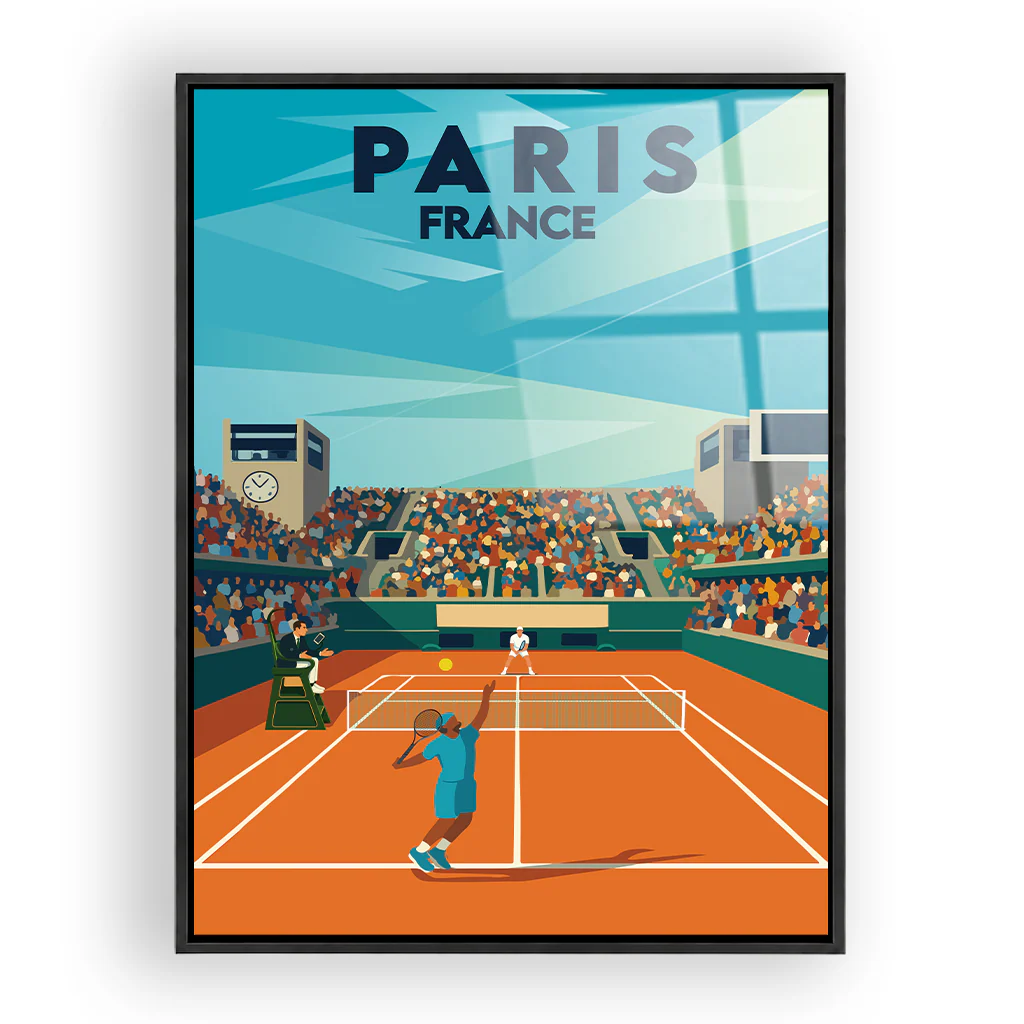 tennis-paris acryl_rahmen_schwarz