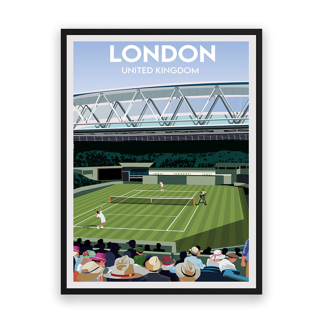 Tennis London UK Kunstdruck