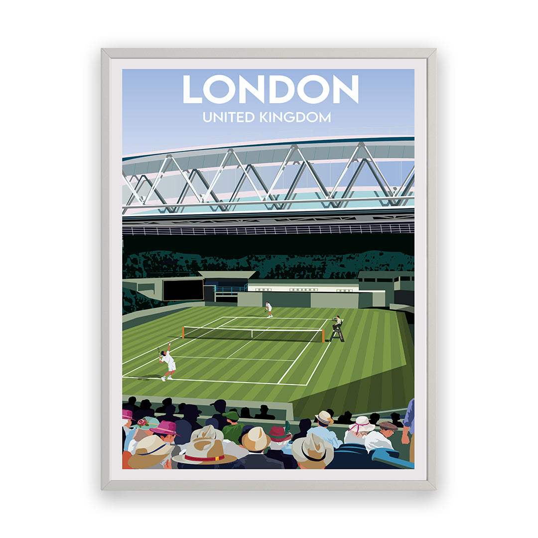 Tennis London UK Kunstdruck