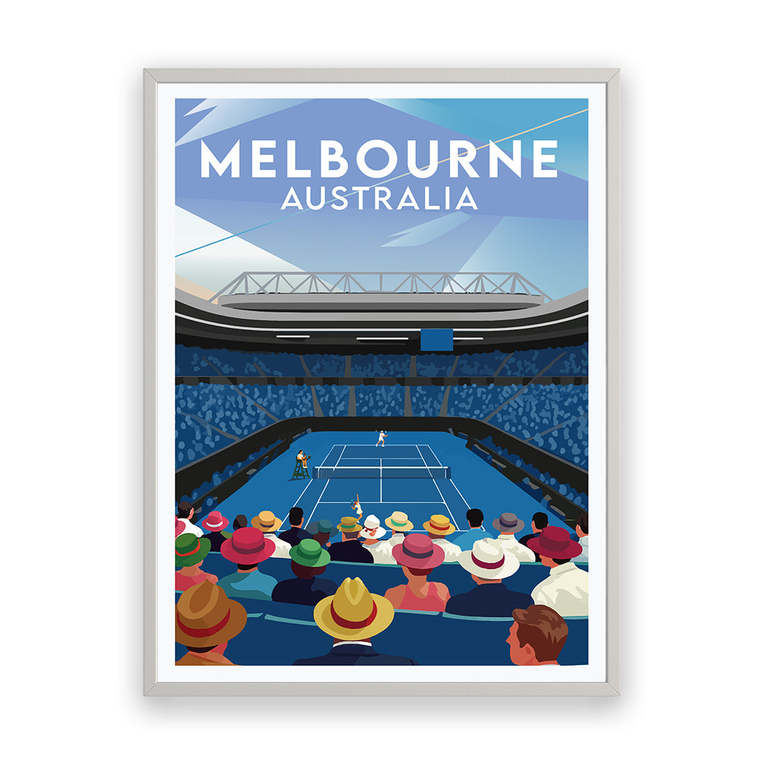 Tennis Melbourne Australia Art Print