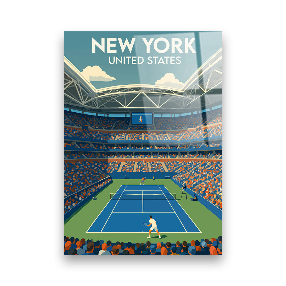 Tennis New York Acrylic Print