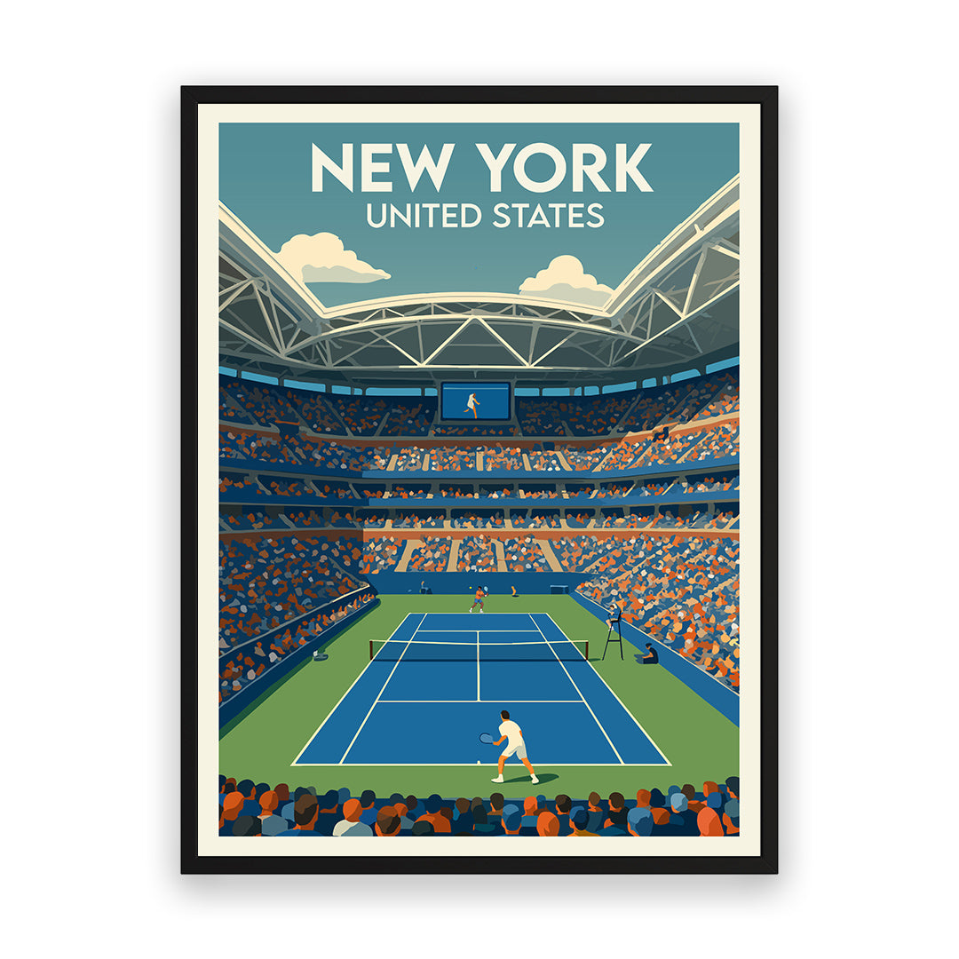 Tennis New York USA Kunstdruck