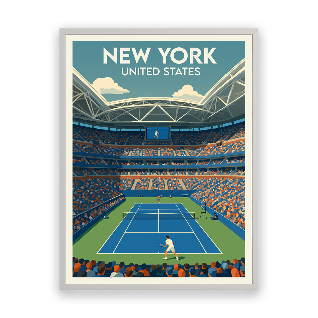 Tennis New York USA Kunstdruck