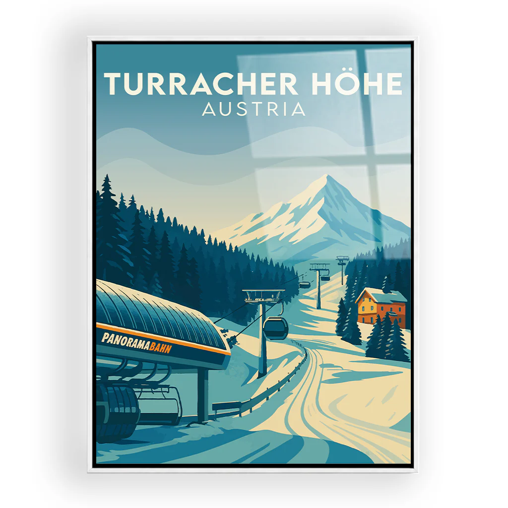 turracher-hoehe acryl_rahmen_weiss