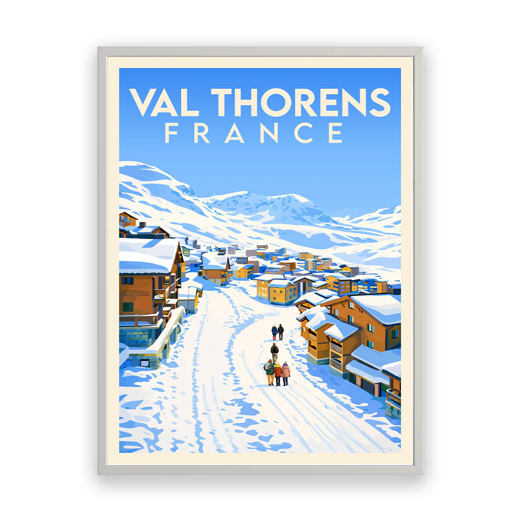 val-thorens poster_rahmen_weiss