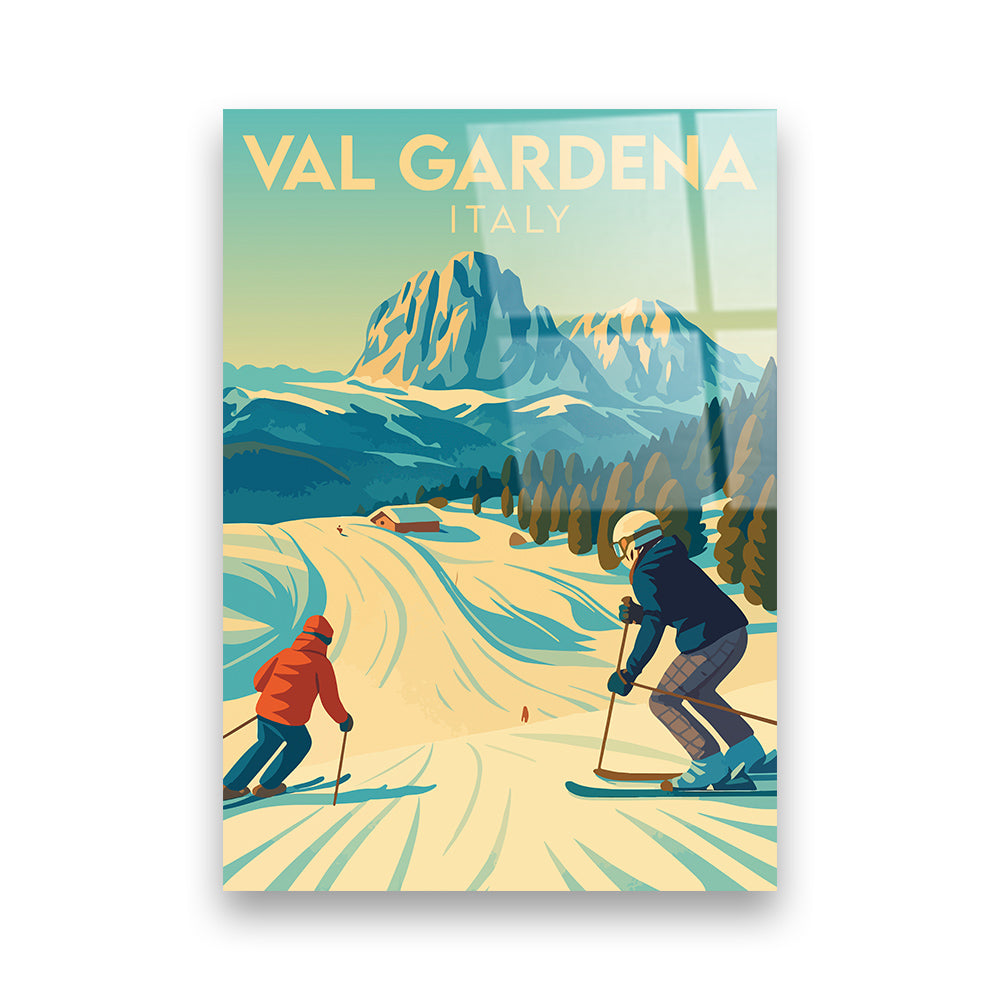 Val Gardena Italien Acryldruck