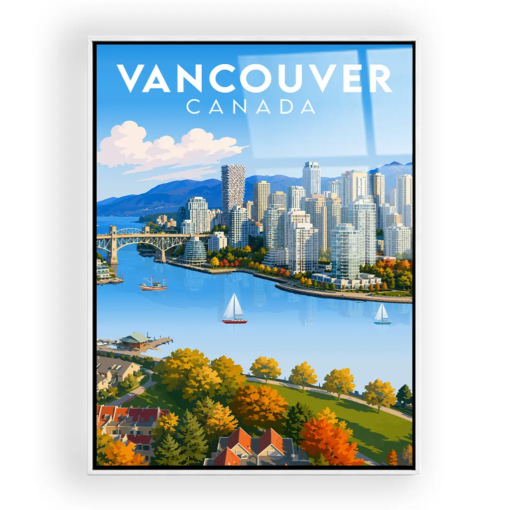 vancouver acryl_rahmen_weiss