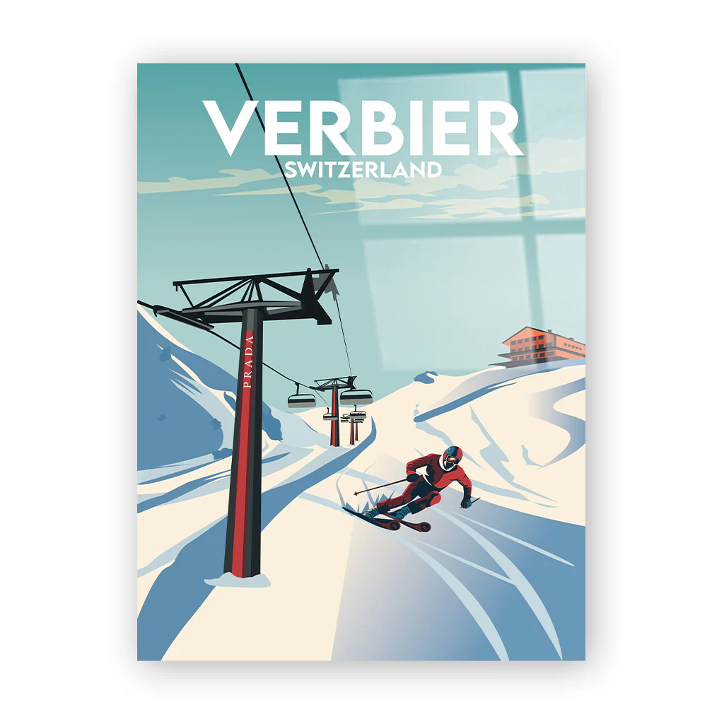 verbier Acryl ohne Rahmen