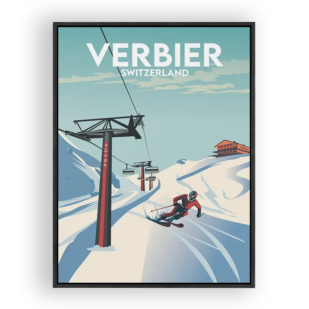 verbier Alu Rahmen Schwarz