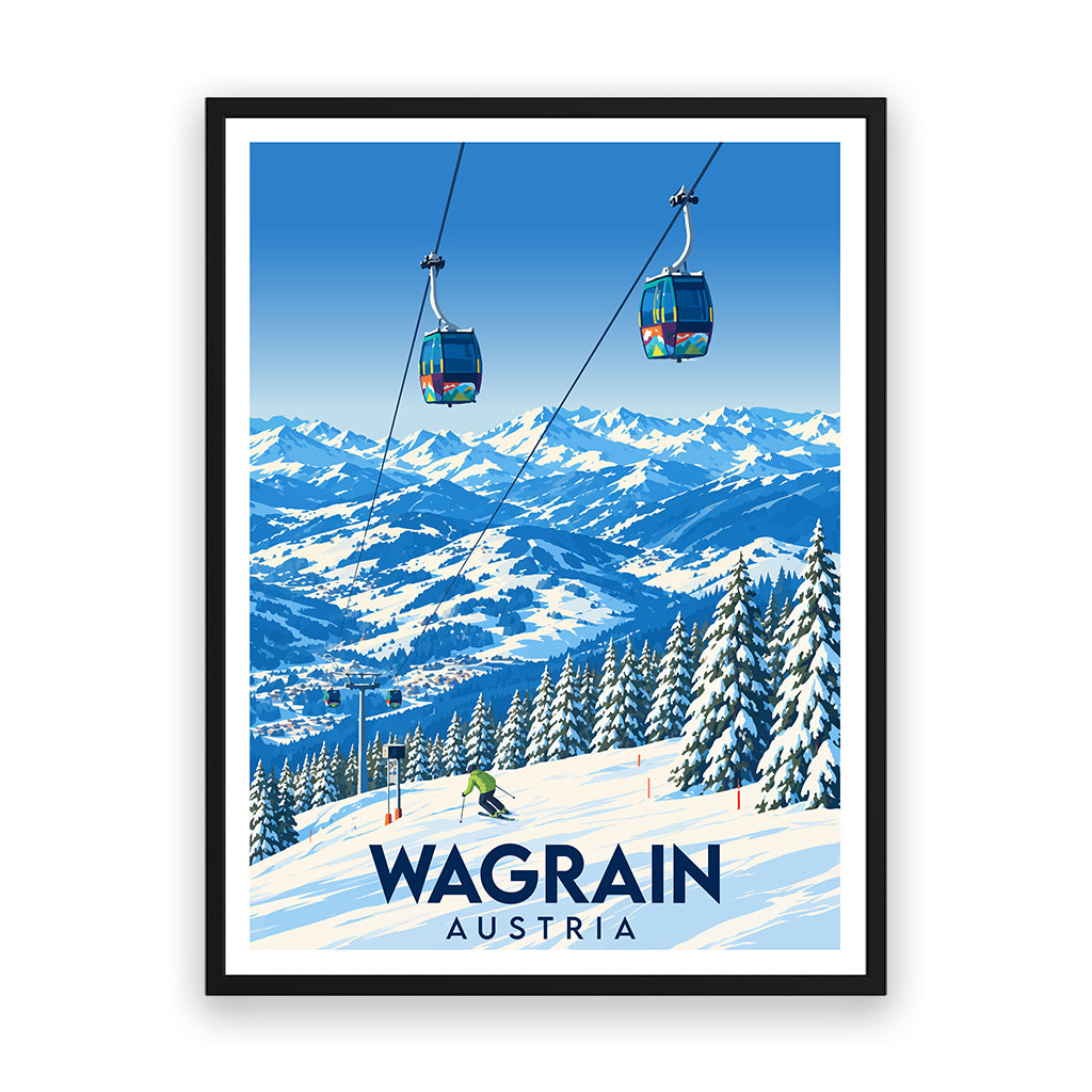 wagrain poster_rahmen_schwarz