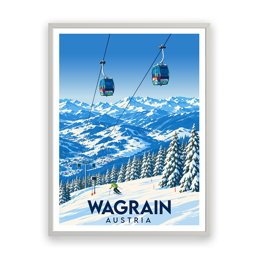 wagrain poster_rahmen_weiss